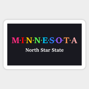 Minnesota, USA. North Star State Sticker